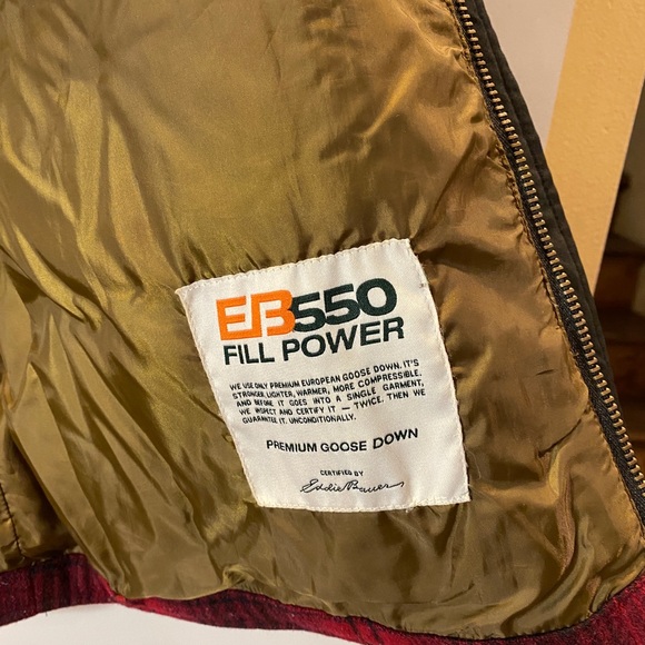 Eddie Bauer Yukon Buffalo Plaid Down Vest - Picture 9 of 14